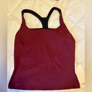 Lululemon Athletica Burgundy Tank Top